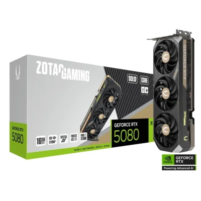 Zotac RTX 5080 Solid Core OC 16GB GDDR7 Graphics Card